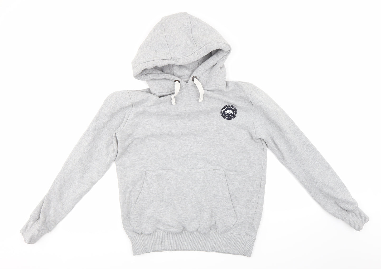 SoulCal&Co Mens Grey   Pullover Hoodie Size L