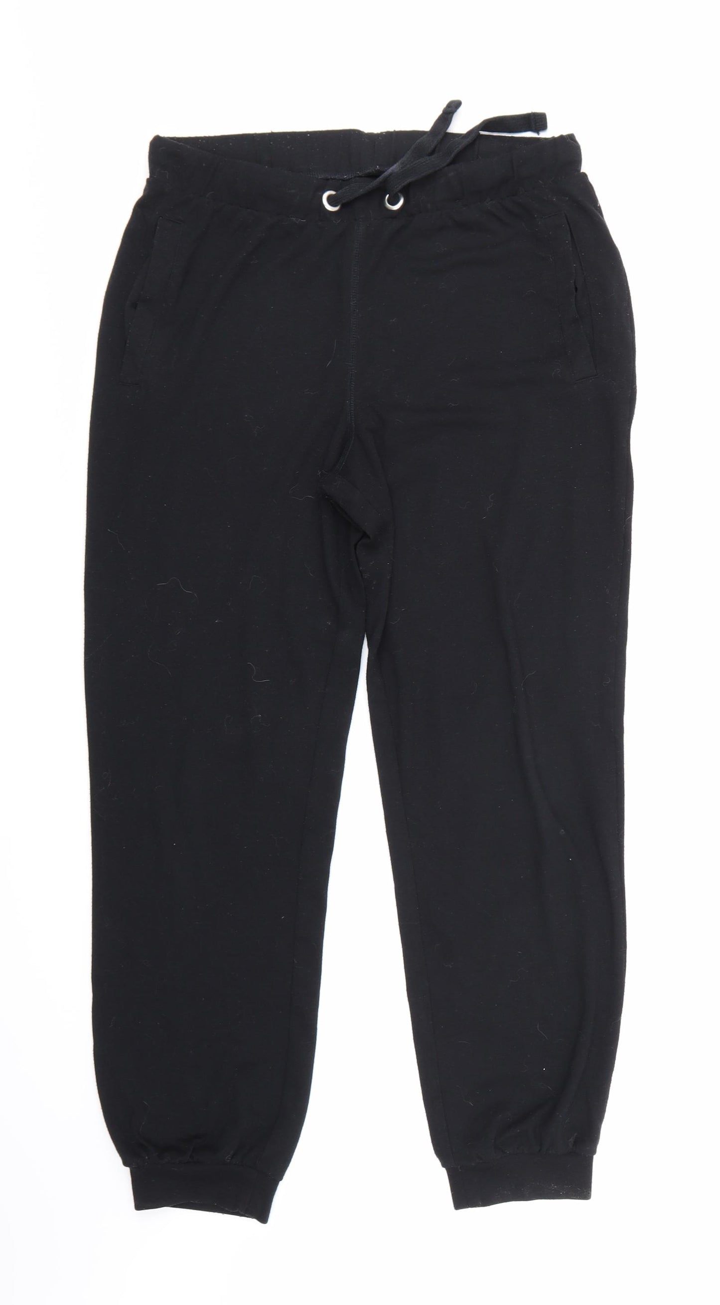 TU Womens Black   Jogger Trousers Size 12 L26 in
