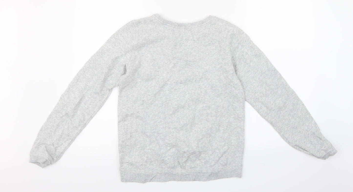 H&M Girls Grey   Pullover Sweatshirt Size 15 Years