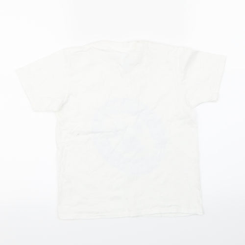Gildan Boys White   Basic T-Shirt Size 7-8 Years