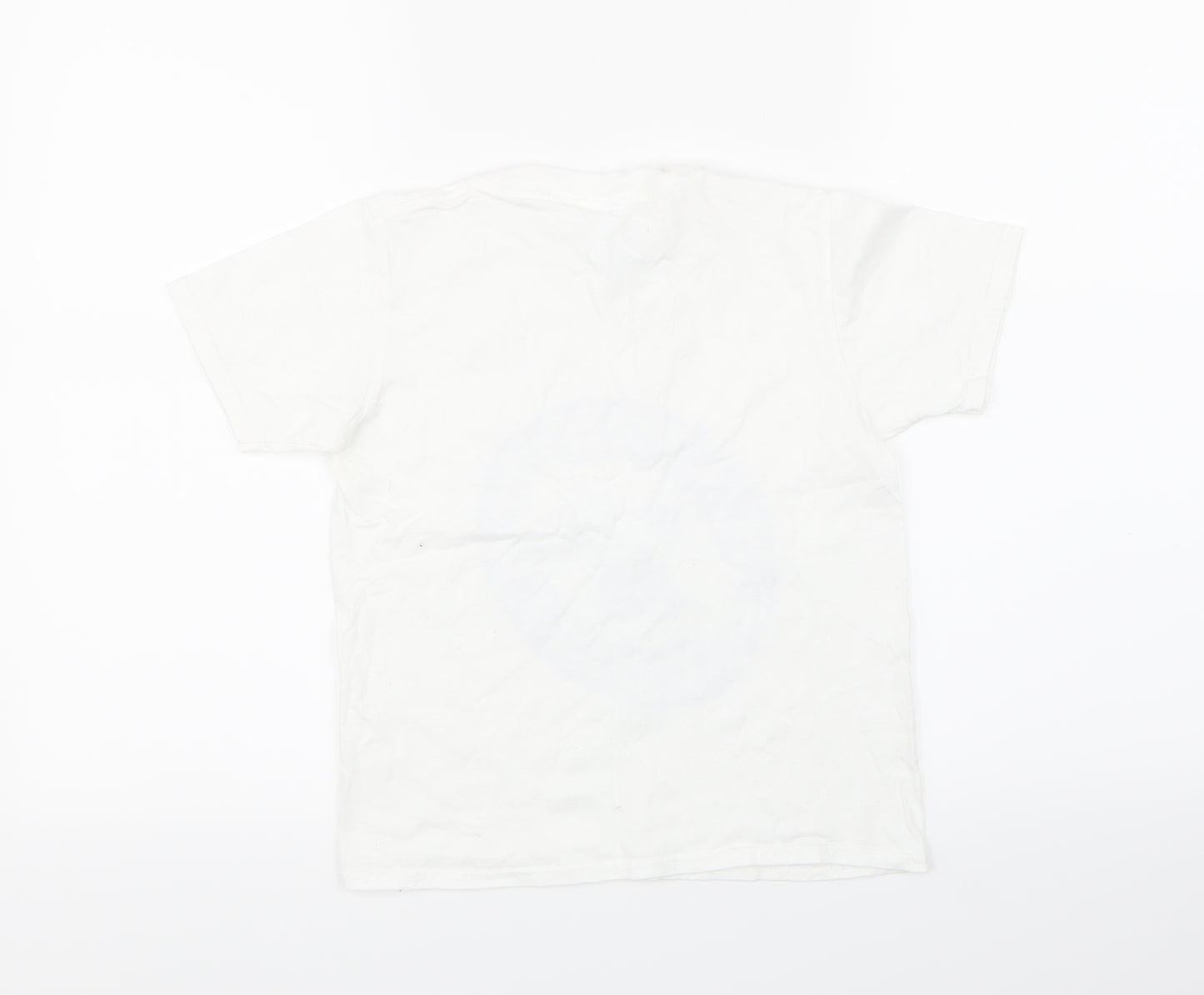 Gildan Boys White   Basic T-Shirt Size 7-8 Years