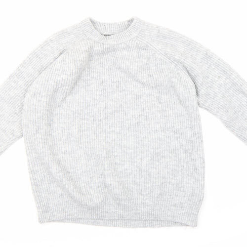 Primark Womens Grey  Knit Pullover Jumper Size L