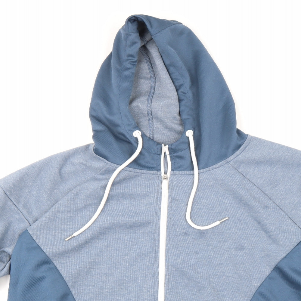 Matalan Mens Blue   Full Zip Hoodie Size XL