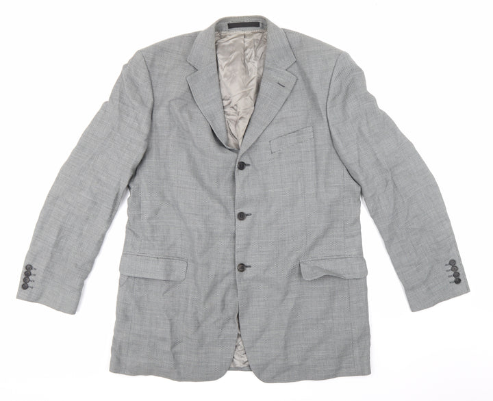 Marks and Spencer Mens Grey   Jacket Suit Jacket Size 44