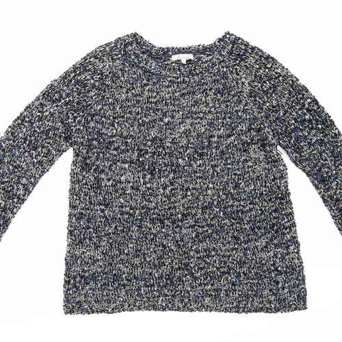 Peacocks Womens Blue  Knit Pullover Jumper Size L