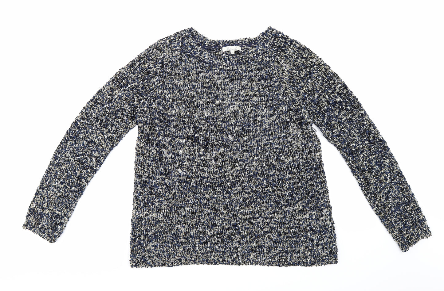 Peacocks Womens Blue  Knit Pullover Jumper Size L