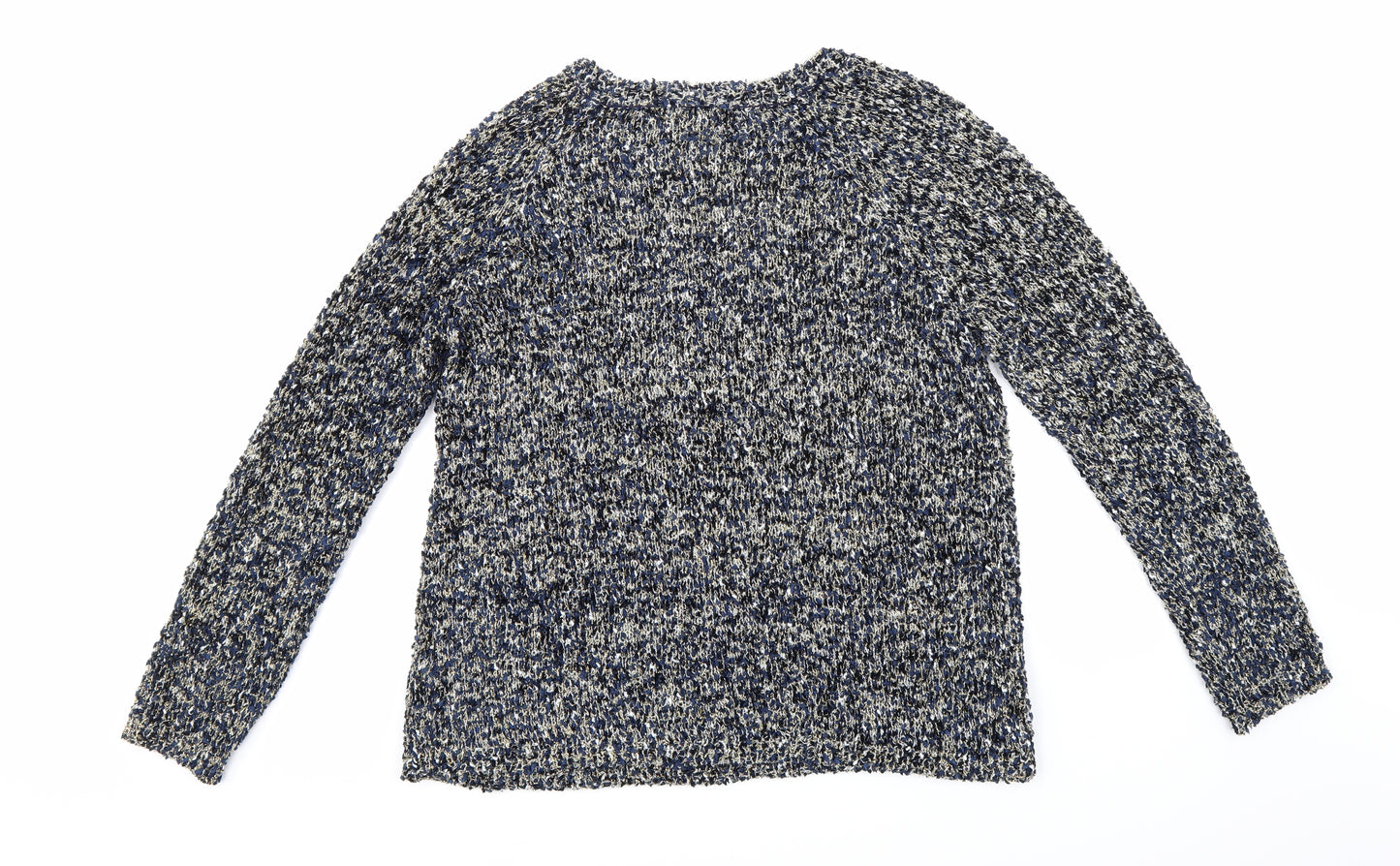 Peacocks Womens Blue  Knit Pullover Jumper Size L