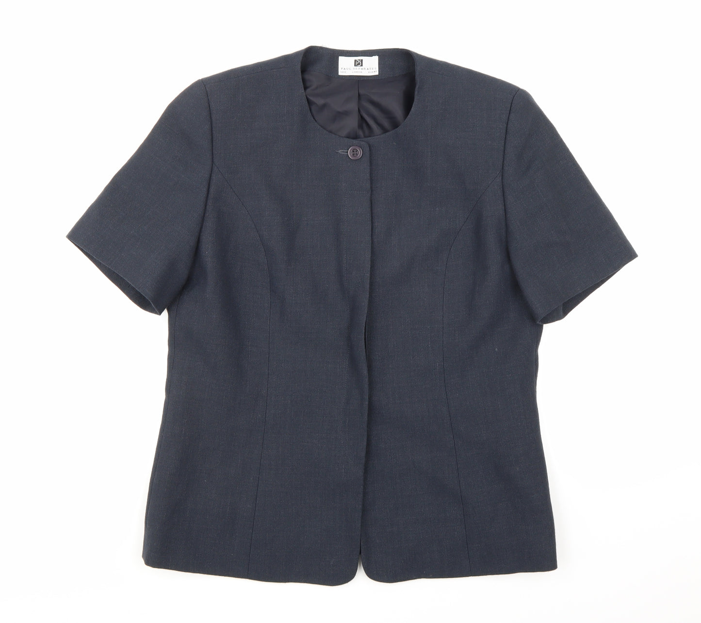 Paul Seperates Womens Blue   Basic Button-Up Size 12