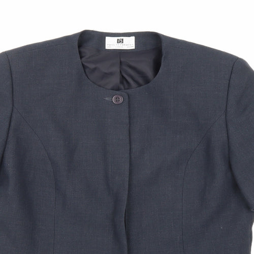 Paul Seperates Womens Blue   Basic Button-Up Size 12