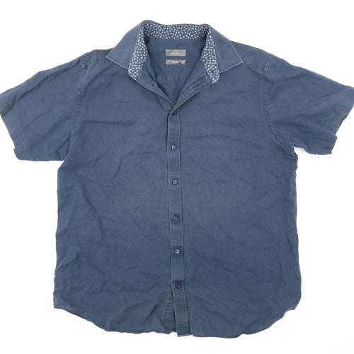 John Lewis Mens Blue    Button-Up Size 42