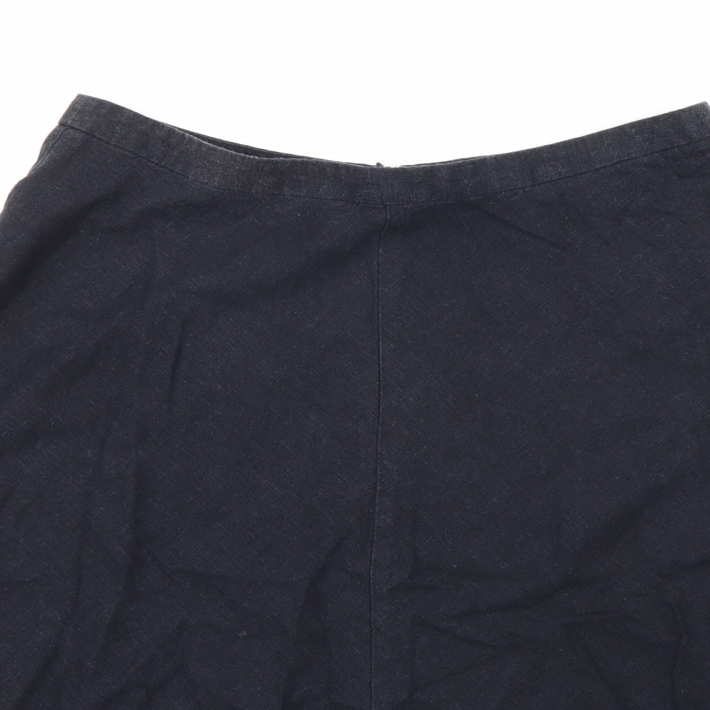 Marks and Spencer Womens Blue   A-Line Skirt Size 10
