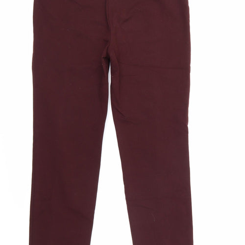 Marks and Spencer Womens Purple   Trousers  Size 10 L26 in