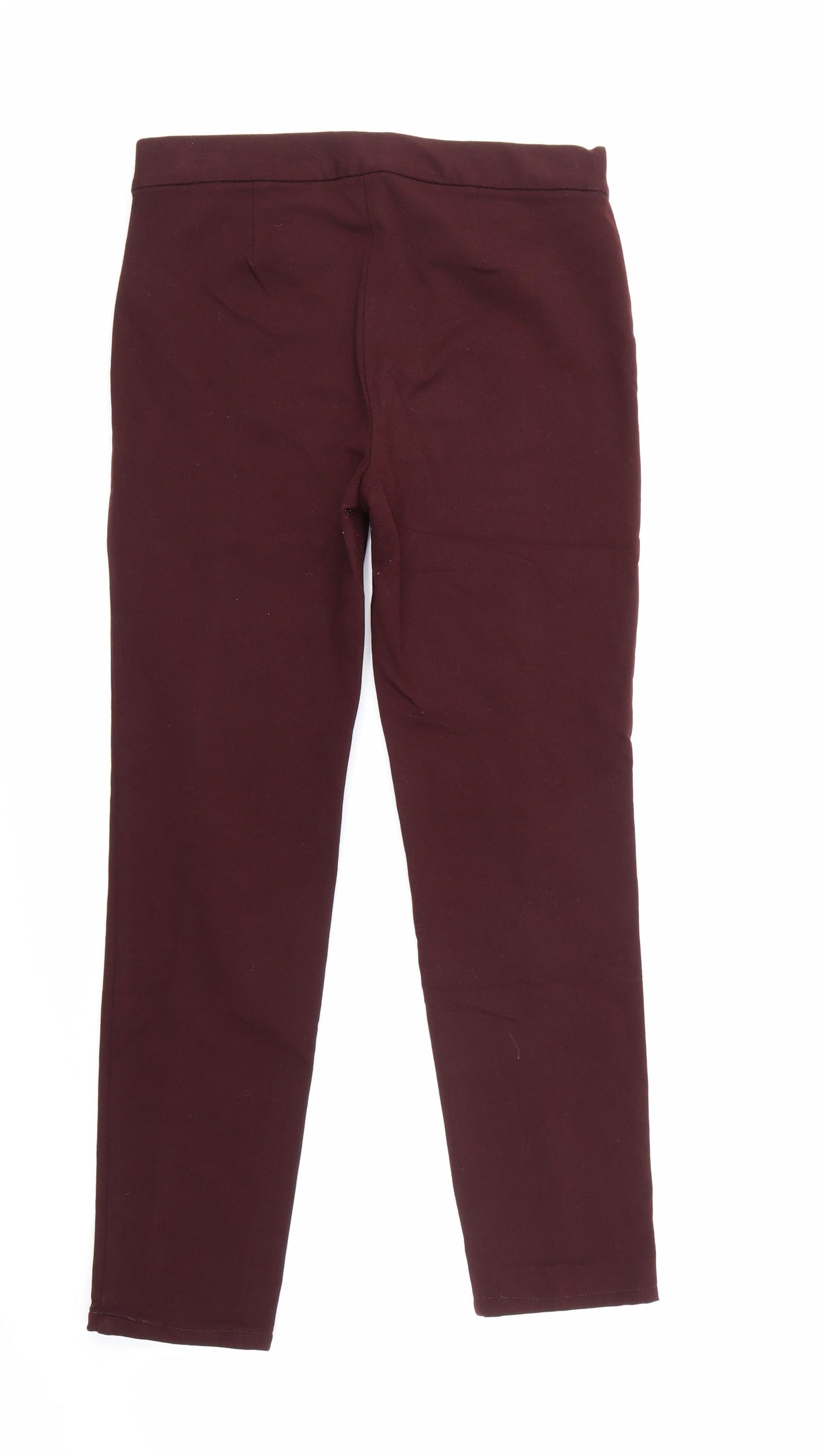 Marks and Spencer Womens Purple   Trousers  Size 10 L26 in