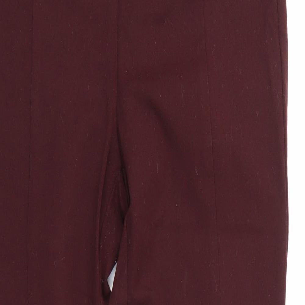 Marks and Spencer Womens Purple   Trousers  Size 10 L26 in