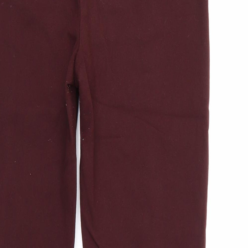 Marks and Spencer Womens Purple   Trousers  Size 10 L26 in