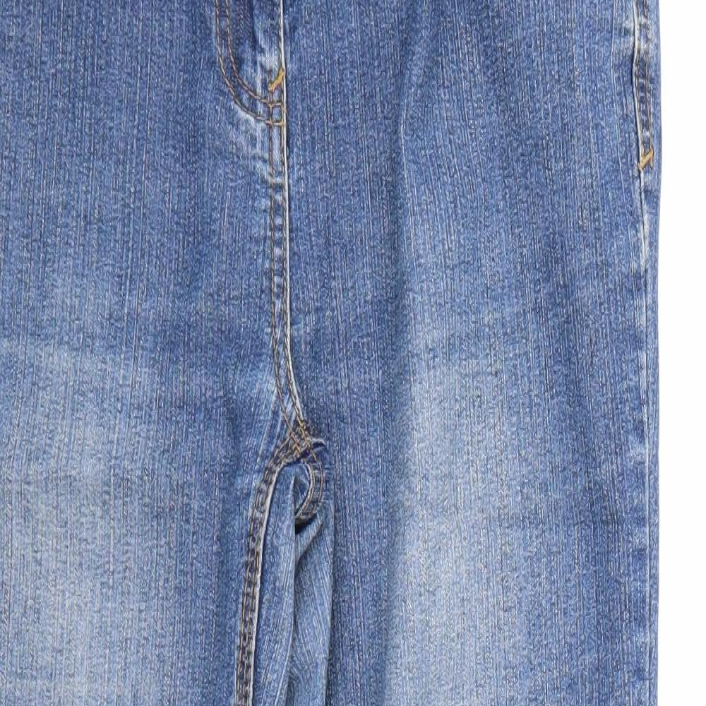 BHS Womens Blue  Denim Straight Jeans Size 12 L25 in