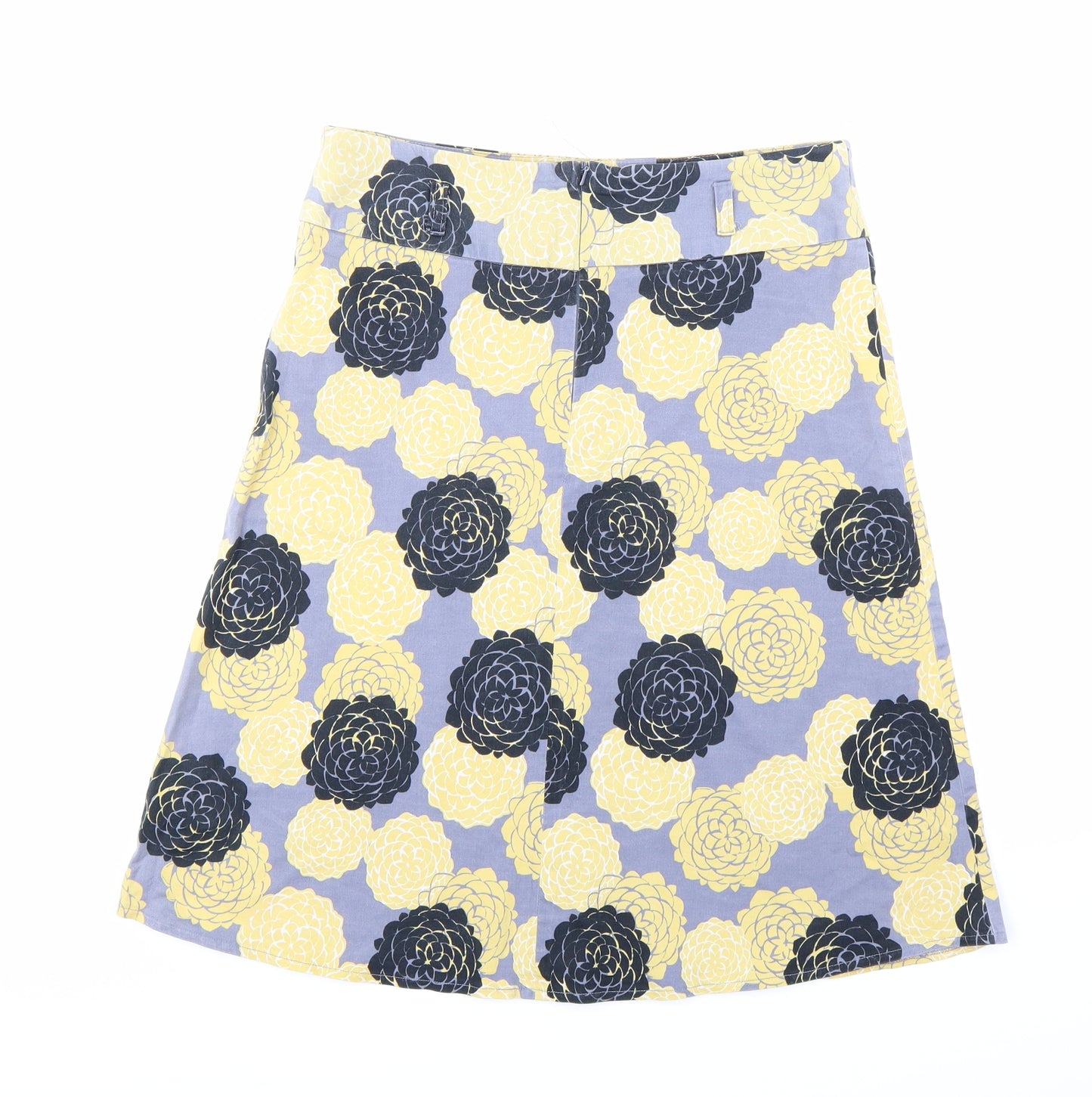 Red Herring Womens Grey Floral  A-Line Skirt Size 8