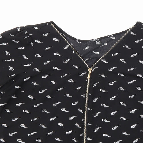 Preworn Womens Black   Basic Blouse Size 10
