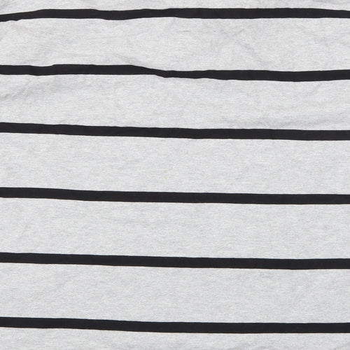 Blue Harbour Mens Green Striped   T-Shirt Size L