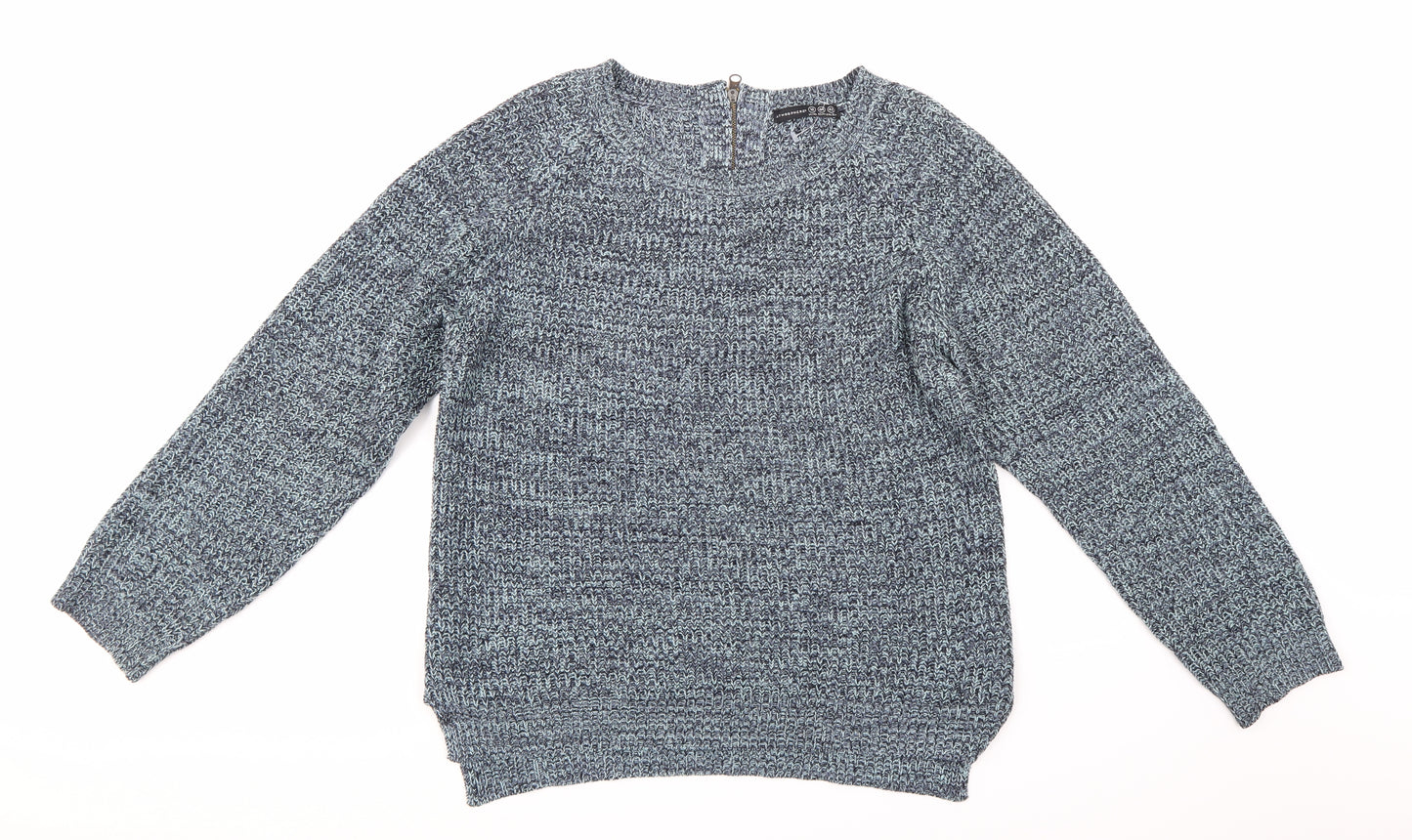 Primark Womens Blue  Knit Pullover Jumper Size 16
