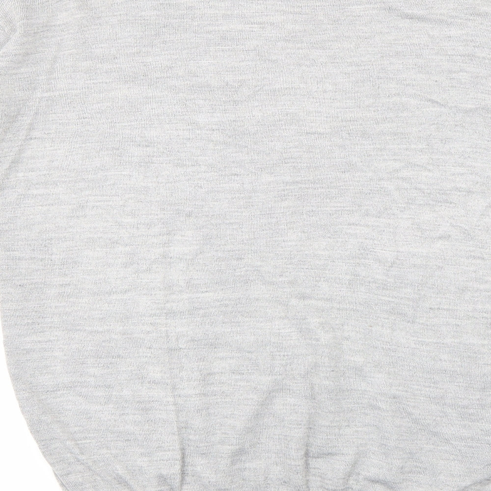 Wallis Womens Grey  Knit Jumper Dress  Size M