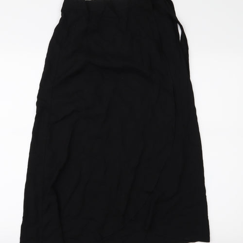New Look Womens Black   Wrap Skirt Size 8