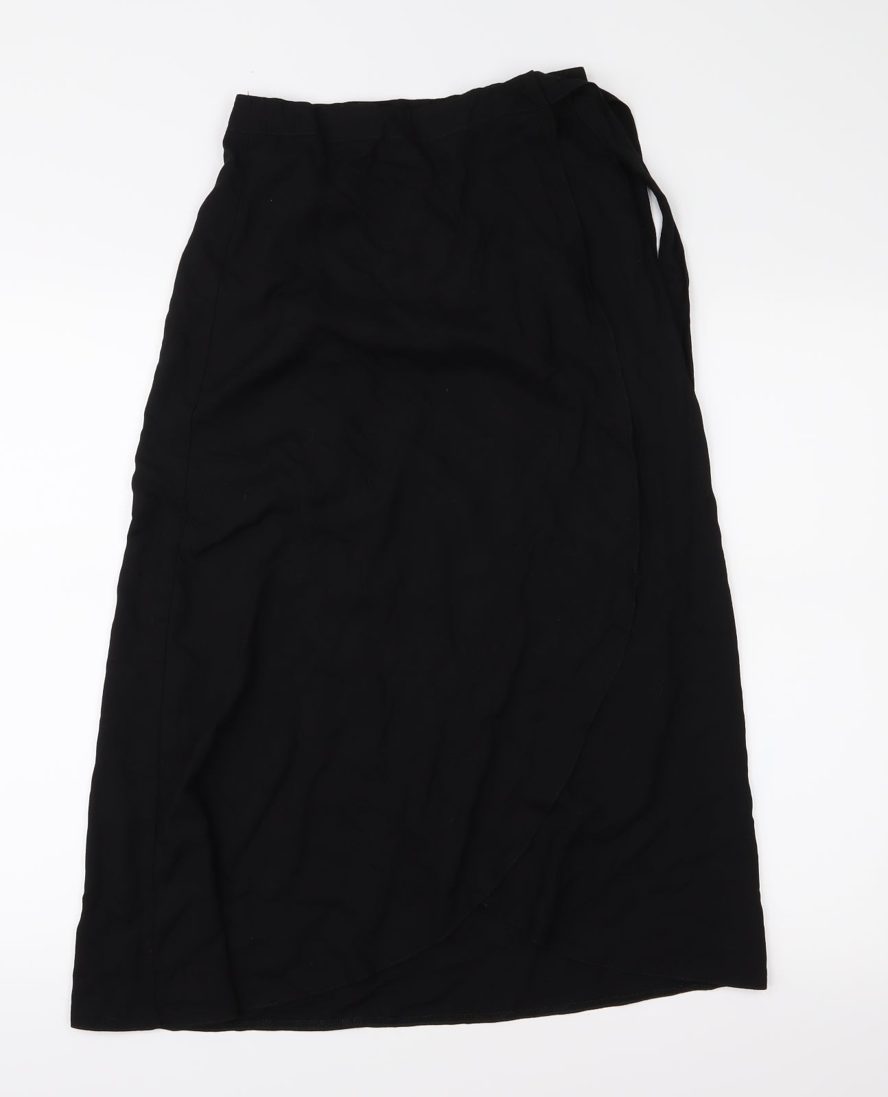 New Look Womens Black   Wrap Skirt Size 8