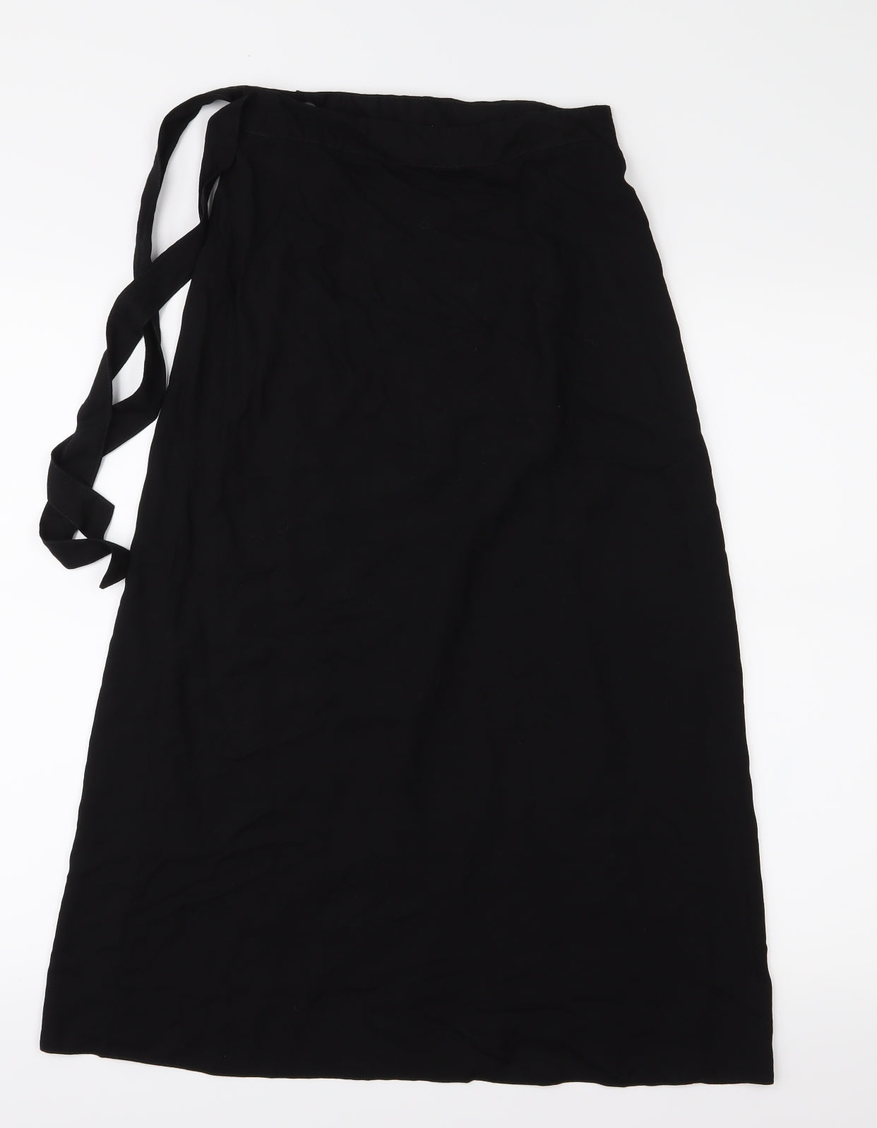 New Look Womens Black   Wrap Skirt Size 8