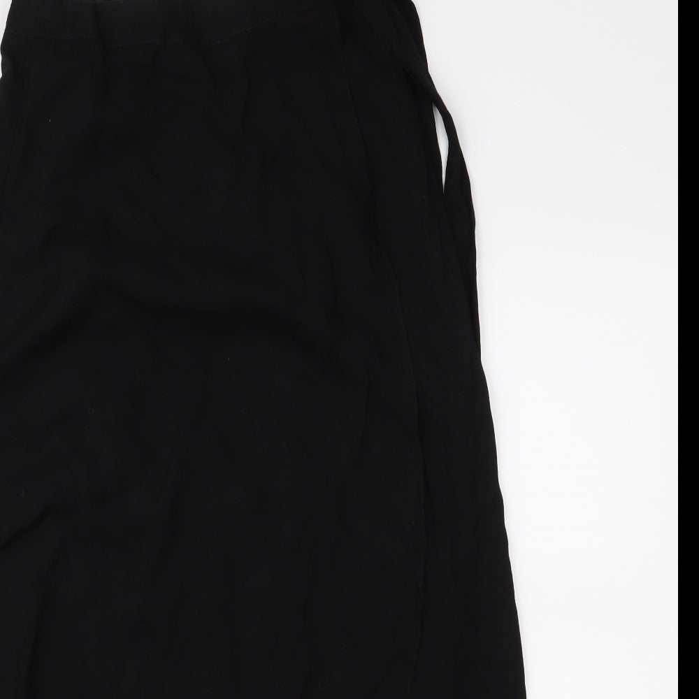 New Look Womens Black   Wrap Skirt Size 8
