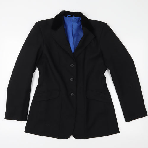Gorringe Womens Black   Jacket Sport Coat Size 6  - Equestrian wear