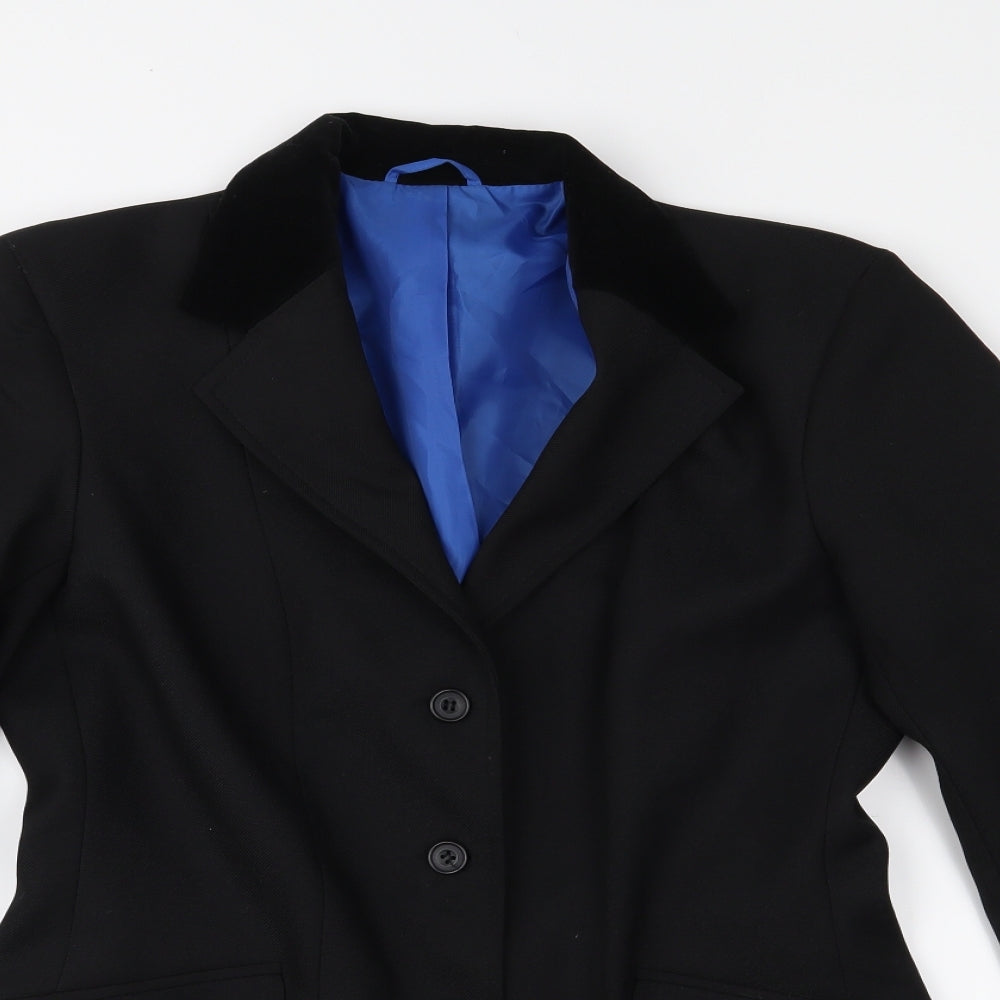 Gorringe Womens Black   Jacket Sport Coat Size 6  - Equestrian wear