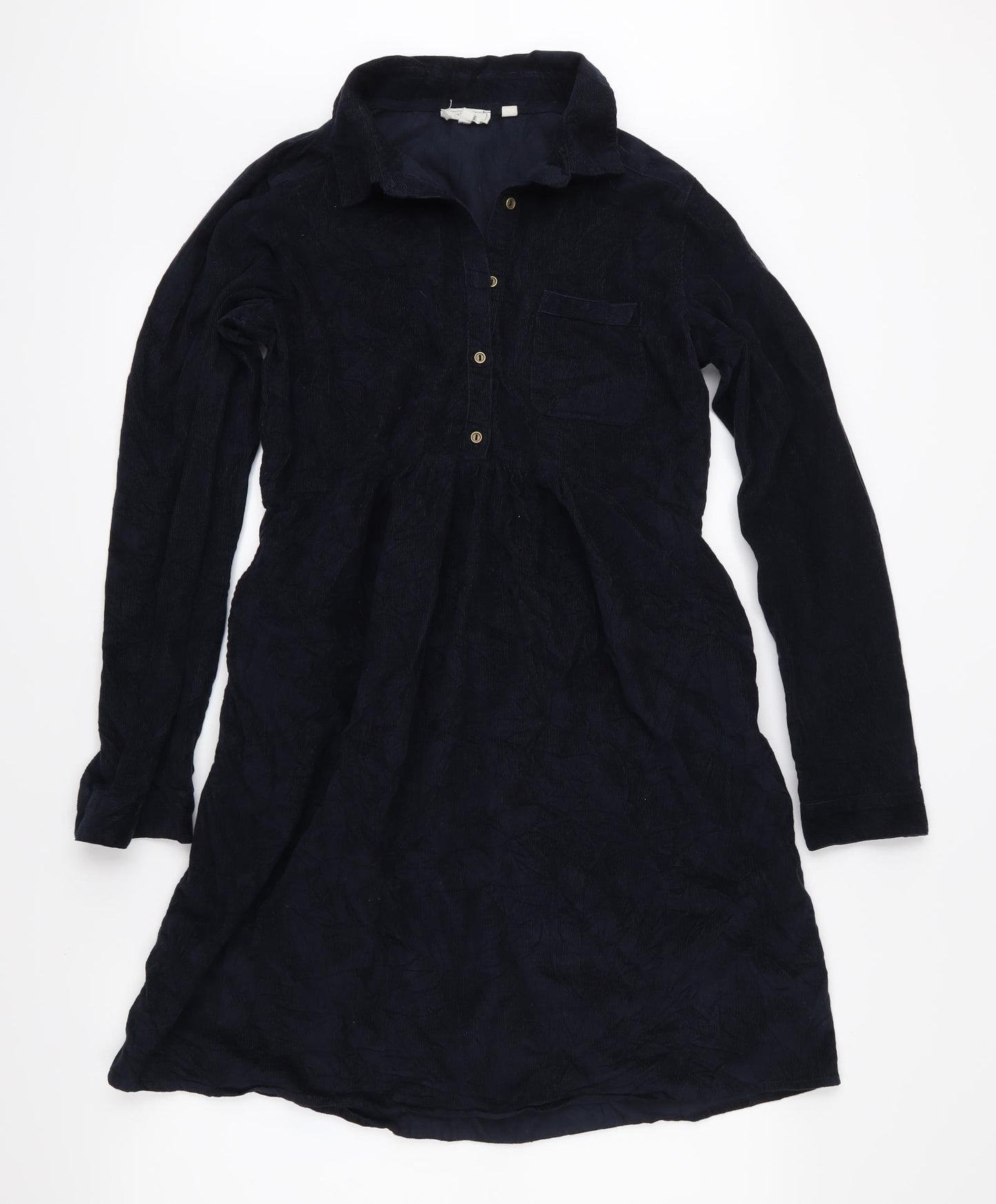 Fat Face Womens Blue  Corduroy Fit & Flare  Size 10