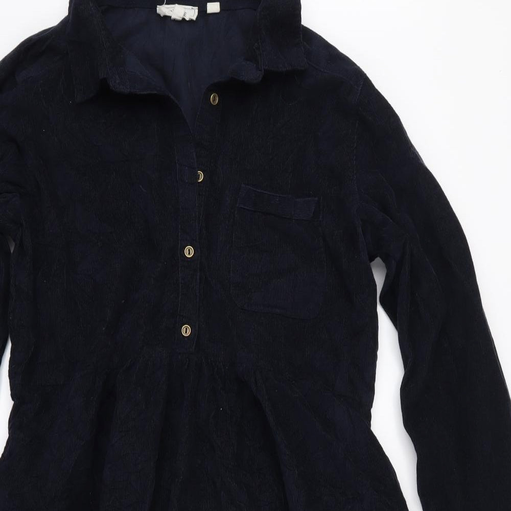 Fat Face Womens Blue  Corduroy Fit & Flare  Size 10