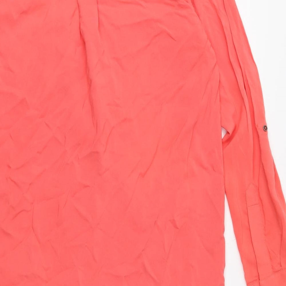 F&F Womens Pink   Shirt Dress  Size 8