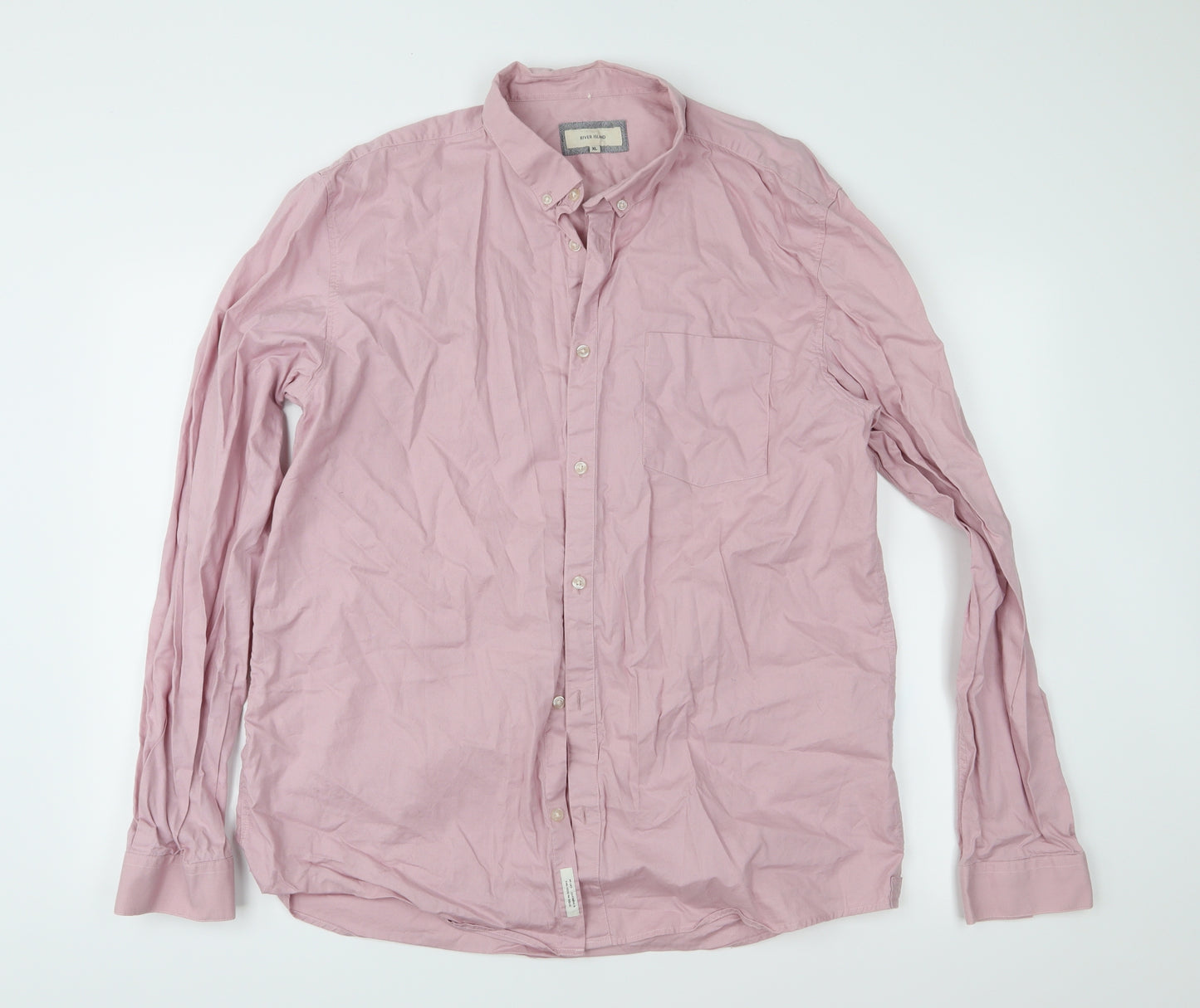 River I  Mens Pink    Button-Up Size XL