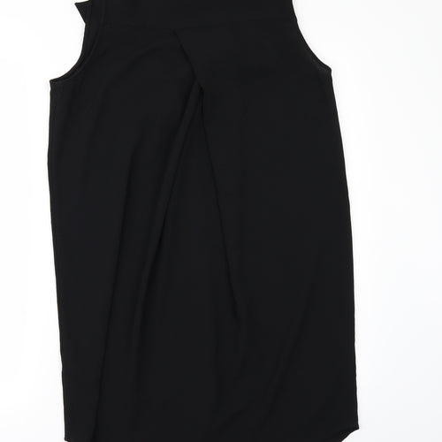MONK Womens Black   Tunic Blouse Size S