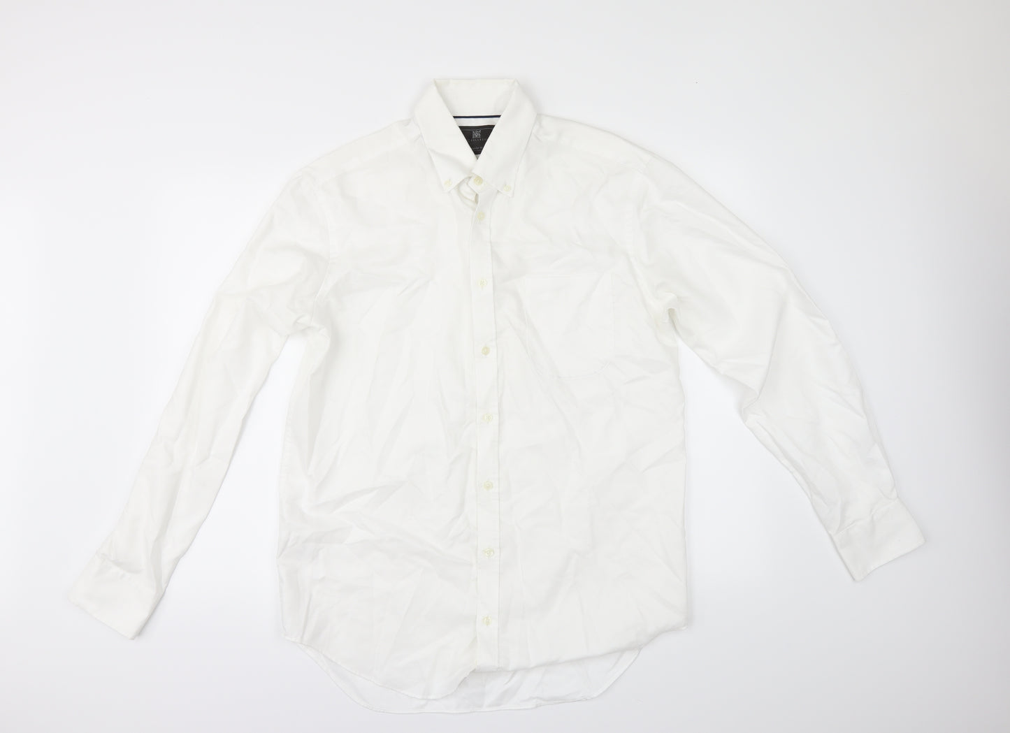 Marks and Spencer Mens White    Dress Shirt Size 15.5