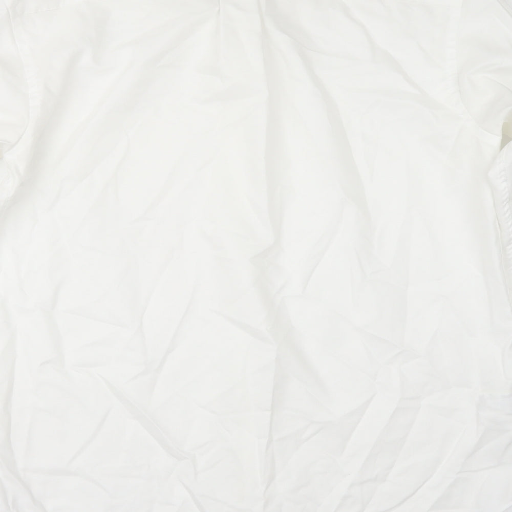 Marks and Spencer Mens White    Dress Shirt Size 15.5