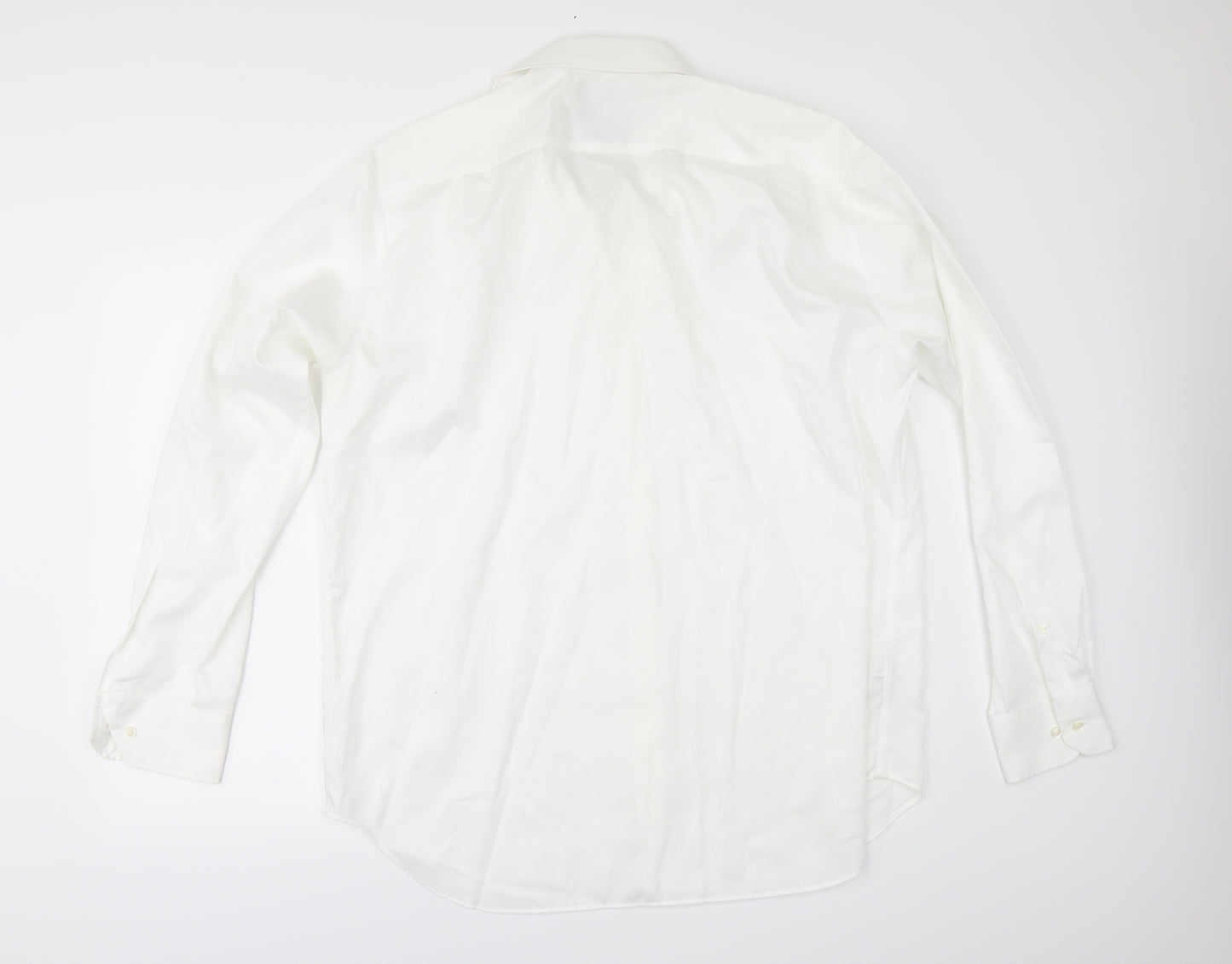 Marks and Spencer Mens White    Dress Shirt Size 17