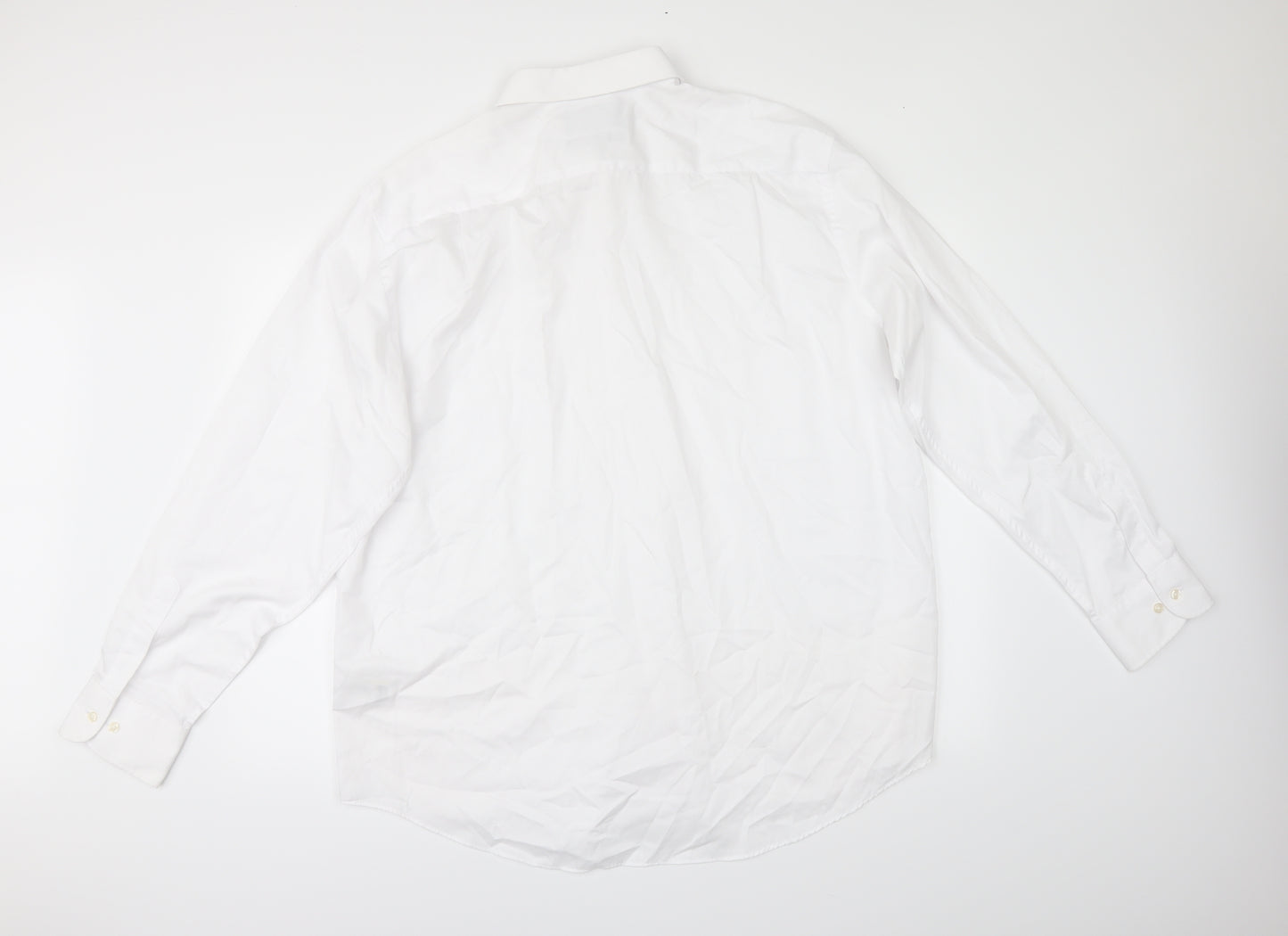 Marks and Spencer Mens White    Dress Shirt Size 18