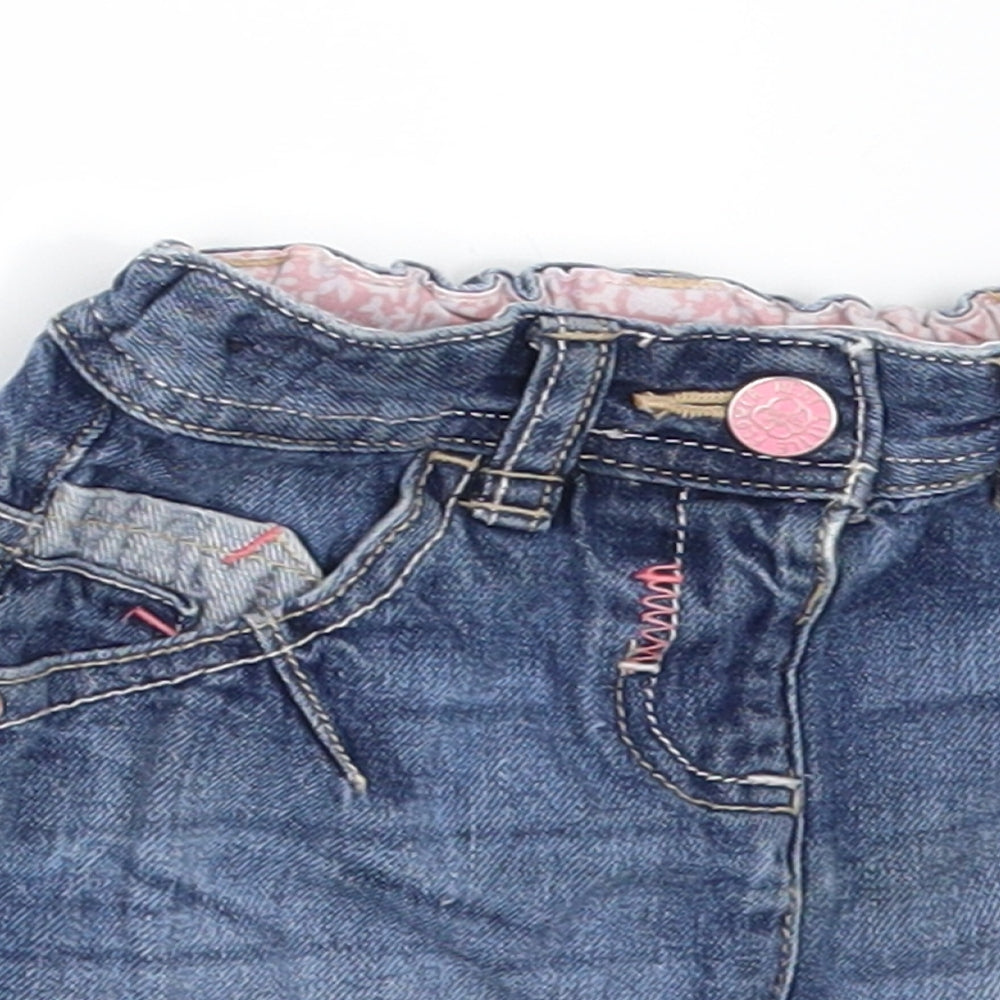 NEXT Girls Blue  Denim Maxi Skirt Size 12-18 Months