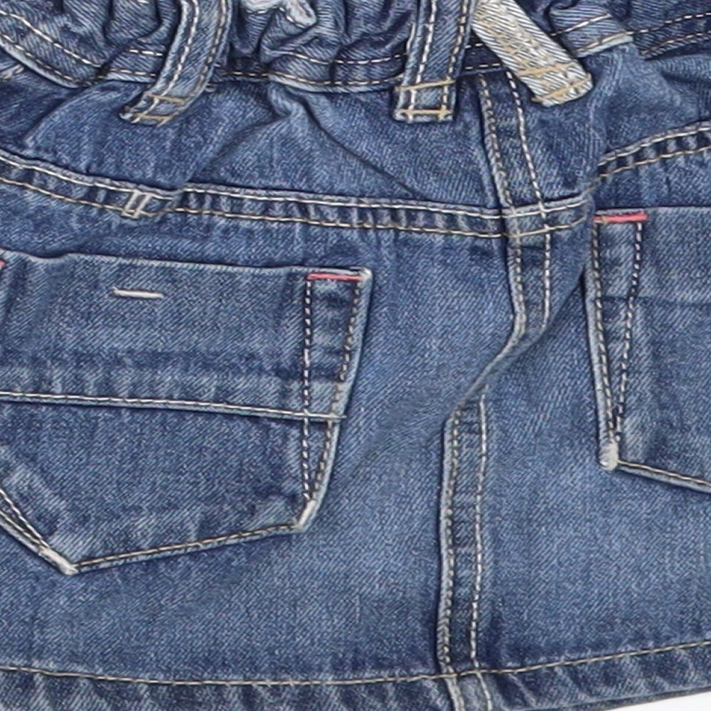 NEXT Girls Blue  Denim Maxi Skirt Size 12-18 Months