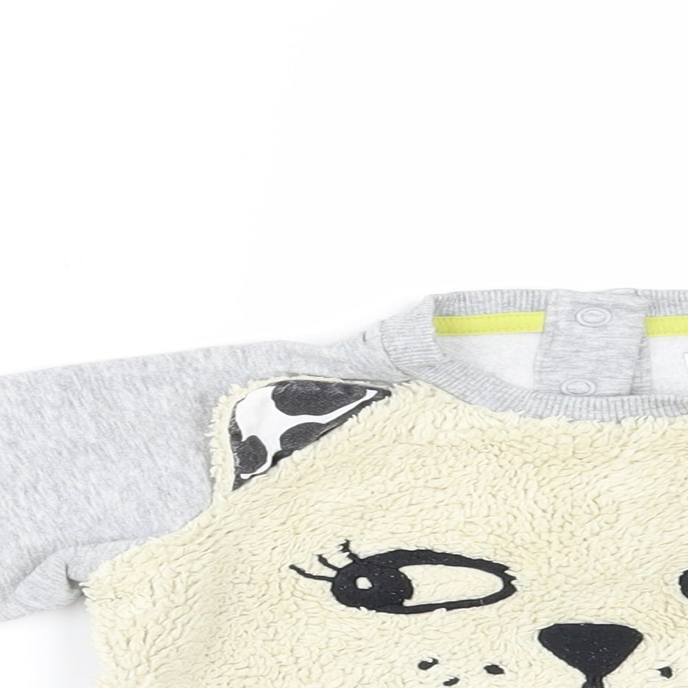 Marks and Spencer Girls Grey   Pullover Jumper Size 18-24 Months