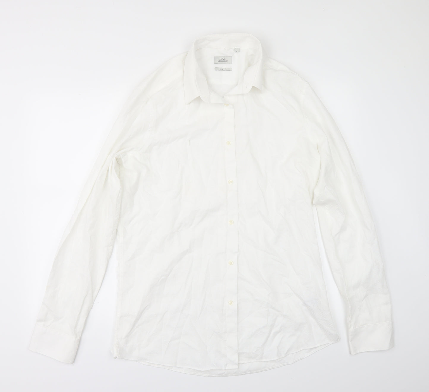 NEXT Mens White    Dress Shirt Size 16.5