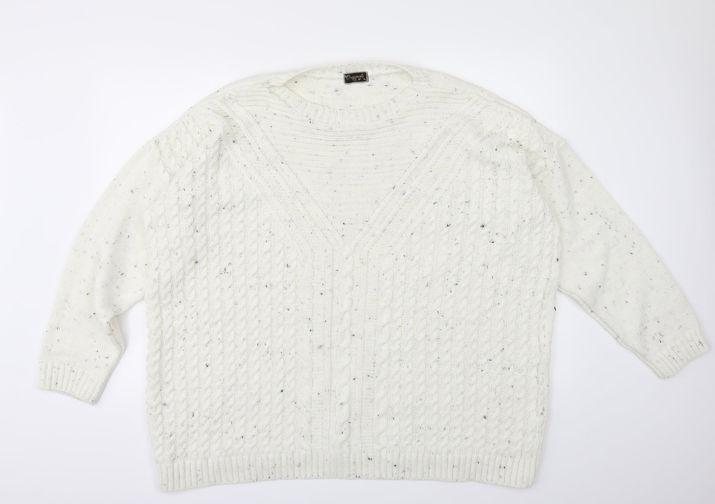 Originals Womens Ivory   Pullover Jumper Size XL