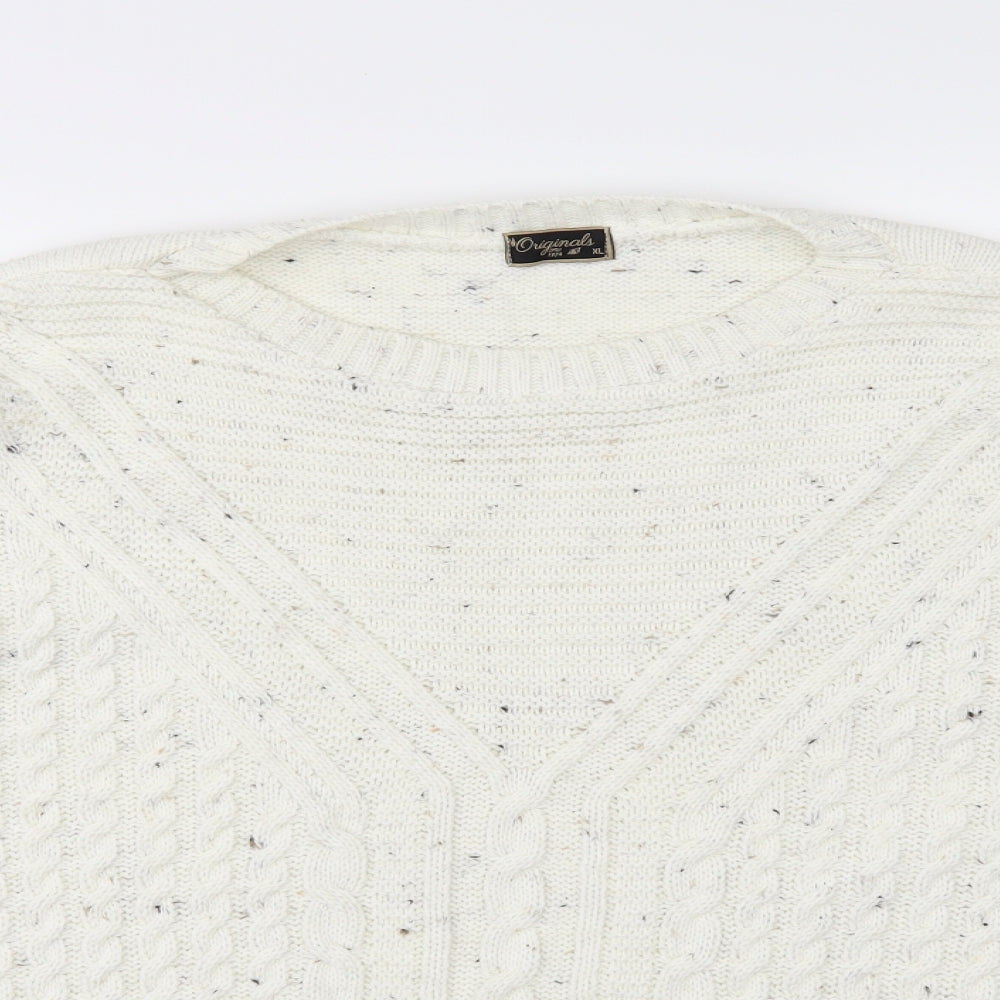 Originals Womens Ivory   Pullover Jumper Size XL