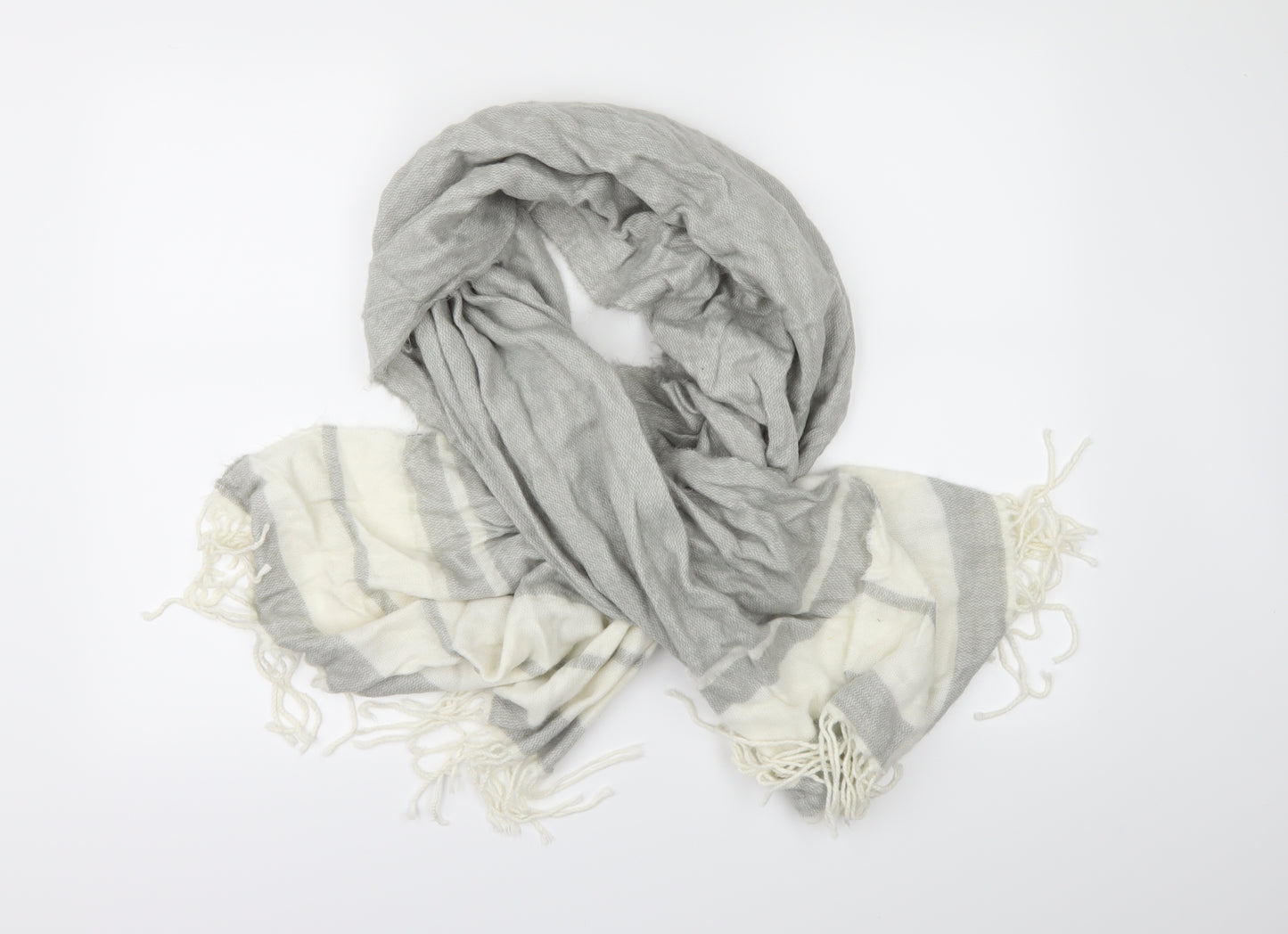 Preworn Womens Grey    Scarf