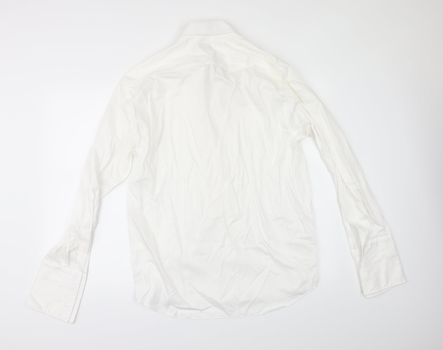 Marks and Spencer Mens White    Dress Shirt Size 16