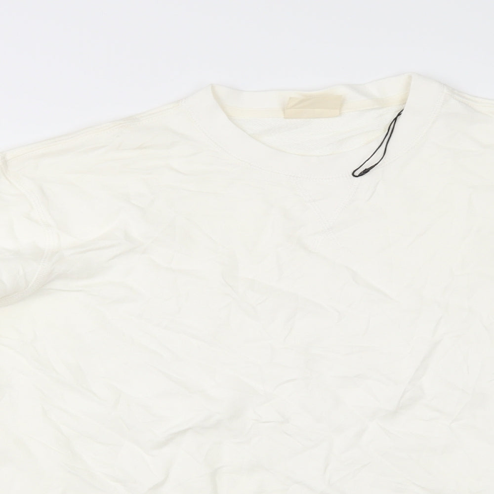Marks and Spencer Mens Ivory   Pullover Sweatshirt Size M