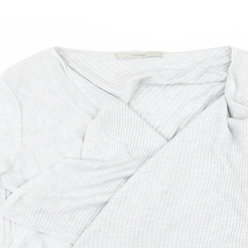 George Womens Grey   Cardigan Jumper Size 8